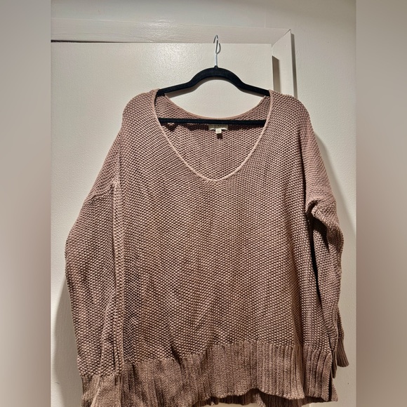 Lucky Brand Sweaters - Lucky Brand Women's V-Neck Sweater in Pink